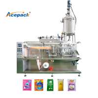 Fully automatic no rinse foaming gel alcohol bulk hands free hand sanitizer filling Horizontal packaging machine